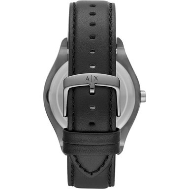 RELOJ ARMANI EXCHANGE HOMBRE ANÁLOGO AX2806 FITZ CORREA NEGRO GUNMETAL VERDE ACERO INOXIDABLE CUERO - 5