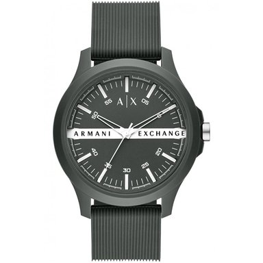 RELOJ ARMANI EXCHANGE HOMBRE ANÁLOGO AX2423 HAMPTON CORREA GRIS SILICONA