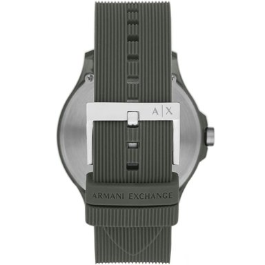 RELOJ ARMANI EXCHANGE HOMBRE ANÁLOGO AX2423 HAMPTON CORREA GRIS SILICONA - 5