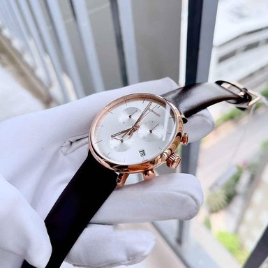 RELOJ CALVIN KLEIN HOMBRE ANÁLOGO K8M276G6 HIGH NOON SUIZO CORREA MARRON ORO ROSADO ACERO INOXIDABLE CUERO - 3