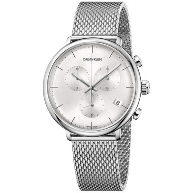 RELOJ CALVIN KLEIN HOMBRE ANÁLOGO K8M27126 HIGH NOON SUIZO PLATEADO ACERO INOXIDABLE