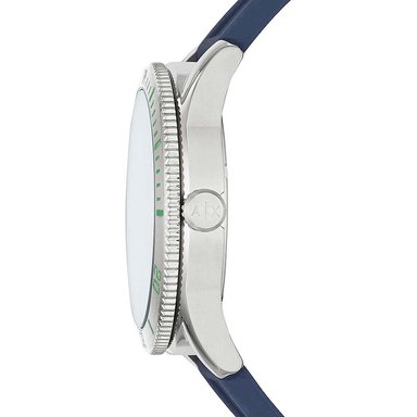 RELOJ ARMANI EXCHANGE HOMBRE ANÁLOGO AX1827 ENZO CORREA AZUL ACERO INOXIDABLE SILICONA - 4