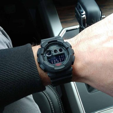 RELOJ CASIO G-SHOCK HOMBRE DIGITAL GD120MB-1 ACUÁTICO LUZ LED NEGRO RESINA - 3