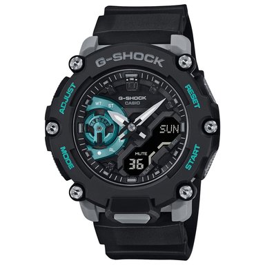 RELOJ CASIO G-SHOCK HOMBRE DIGITAL GA2200M-1A CARBON CORE ANÁLOGO LUZ LED NEGRO RESINA