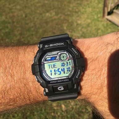 RELOJ CASIO G-SHOCK HOMBRE DIGITAL GD350-1 ALARMA LUZ LED NEGRO RESINA - 2