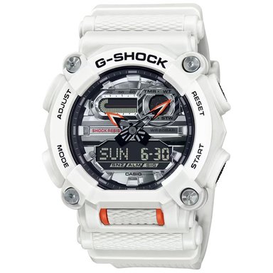 RELOJ CASIO G-SHOCK HOMBRE ANÁLOGO DIGITAL GA900AS-7A LUZ LED BLANCO RESINA