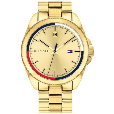 RELOJ TOMMY HILFIGER HOMBRE ANÁLOGO 1791686 RILEY FECHA DORADO ACERO INOXIDABLE