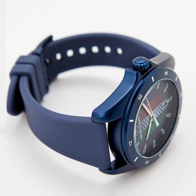 RELOJ EMPORIO ARMANI HOMBRE ANÁLOGO AR11263 SIGMA ITALIA FECHA CORREA AZUL SILICONA - 2