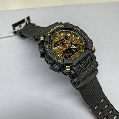 RELOJ CASIO G-SHOCK HOMBRE DIGITAL GA900AG-1A ANÁLOGO ACUÁTICO LUZ LED CRONÓMETRO ALARMA NEGRO DORADO - 4