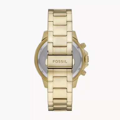RELOJ FOSSIL HOMBRE ANÁLOGO BQ2493 BANNON MULTIFUNCIONAL DORADO DIAL VERDE ACERO INOXIDABLE - 6