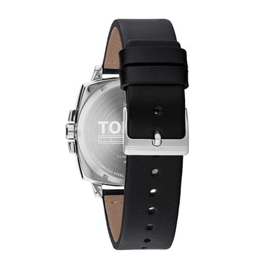 RELOJ TOMMY HILFIGER HOMBRE ANÁLOGO 1791863 JEANS CORREA NEGRO ACERO INOXIDABLE CUERO - 4