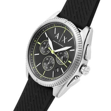 RELOJ ARMANI EXCHANGE HOMBRE ANÁLOGO AX2853 GIACOMO FECHA CRONOMETRO CORREA ACERO INOXIDABLE SILICONA - 2
