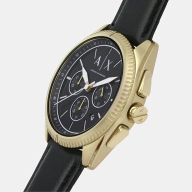 RELOJ ARMANI EXCHANGE HOMBRE ANÁLOGO AX2854 GIACOMO FECHA CRONOMETRO DORADO CORREA ACERO INOXIDABLE CUERO - 2