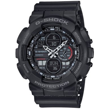 RELOJ CASIO G-SHOCK HOMBRE ANÁLOGO DIGITAL GA140-1A1 ACUÁTICO LUZ LED NEGRO RESINA