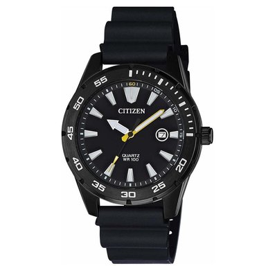 RELOJ CITIZEN HOMBRE ANÁLOGO BI1045-13E FECHA CORREA NEGRO ACERO INOXIDABLE RESINA