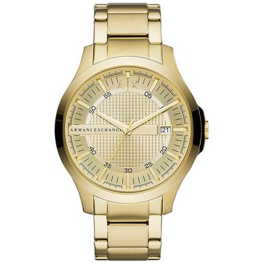 RELOJ ARMANI EXCHANGE HOMBRE ANÁLOGO AX2415 HAMPTON FECHA DORADO ACERO INOXIDABLE