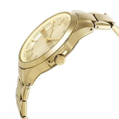RELOJ ARMANI EXCHANGE HOMBRE ANÁLOGO AX2415 HAMPTON FECHA DORADO ACERO INOXIDABLE - 3