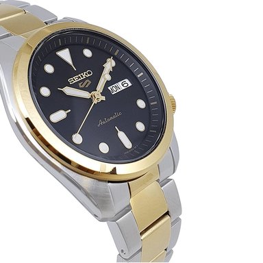 RELOJ SEIKO HOMBRE ANÁLOGO SRPE60 5 SPORTS AUTOMÁTICO FECHA ACERO INOXIDABLE PLATEADO DORADO - 3