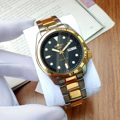 RELOJ SEIKO HOMBRE ANÁLOGO SRPE60 5 SPORTS AUTOMÁTICO FECHA ACERO INOXIDABLE PLATEADO DORADO - 5