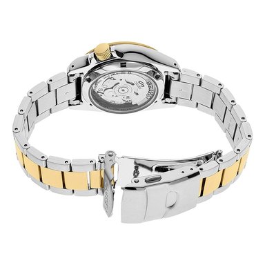 RELOJ SEIKO HOMBRE ANÁLOGO SRPE60 5 SPORTS AUTOMÁTICO FECHA ACERO INOXIDABLE PLATEADO DORADO - 6