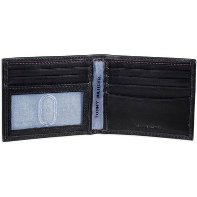 BILLETERA TOMMY HILFIGER CUERO NEGRO HOMBRE OXFORD RFID PROTECTION 31TL130036 - 2