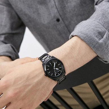 RELOJ ARMANI EXCHANGE HOMBRE ANÁLOGO AX2858 GIACOMO FECHA ACERO INOXIDABLE NEGRO - 3