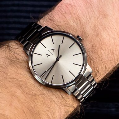 RELOJ ARMANI EXCHANGE HOMBRE ANÁLOGO AX2722 CAYDE ACERO INOXIDABLE GRIS GUNMETAL - 2
