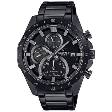 RELOJ CASIO EDIFICE EFR-571MDC-1AV ANÁLOGO HOMBRE FECHA CRONÓMETRO ACERO INOXIDABLE NEGRO
