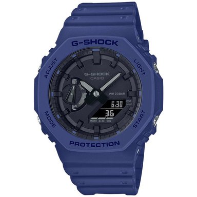 RELOJ CASIO G-SHOCK CARBON CORE GA2100-2A DIGITAL ANÁLOGO LUZ LED ACUÁTICO RESINA AZUL