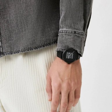 RELOJ ARMANI EXCHANGE CAYDE AX2732 HOMBRE ANÁLOGO ACERO INOXIDABLE CORREA DE CUERO NEGRO - 3