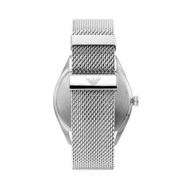 RELOJ EMPORIO ARMANI MATTEO AR80054 HOMBRE FECHA SET 2 CORREAS ACERO INOXIDABLE Y CUERO DIAL AZUL - 6