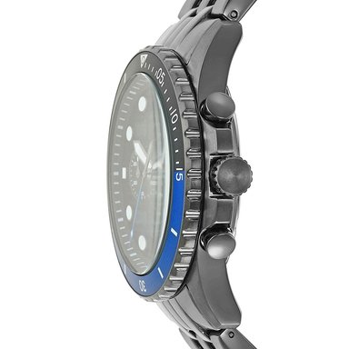 RELOJ FOSSIL FB-01 FS5835 PARA HOMBRE FECHA CRONOMETRO ACERO INOXIDABLE GUNMETAL DIAL NEGRO - 5