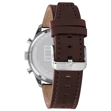 RELOJ HOMBRE ANÁLOGO TOMMY HILFIGER MATTHEW 1791940 MULTIFUNCIONAL CORREA CUERO MARRON DIAL AZUL - 6