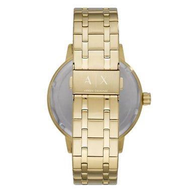 RELOJ HOMBRE ANÁLOGO ARMANI EXCHANGE MADDOX AX7108 FECHA ACERO INOXIDABLE DORADO SET CON PULSERA - 6
