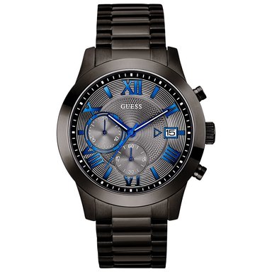 RELOJ HOMBRE ANÁLOGO GUESS ATLAS U0668G2 FECHA CRONÓMETRO ACERO INOXIDABLE GUNMETAL OSCURO