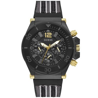 RELOJ HOMBRE ANÁLOGO GUESS PILOT GW0415G3 MULTIFUNCIONAL ACERO GUNMETAL CORREA DE SILICONA Y NYLON - 1