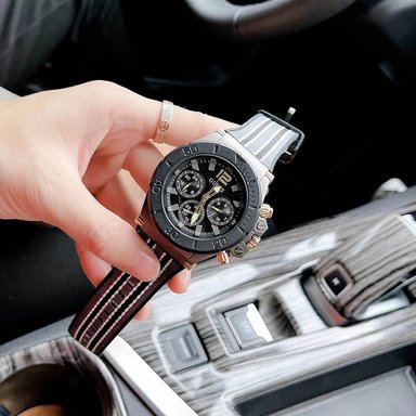 RELOJ HOMBRE ANÁLOGO GUESS PILOT GW0415G3 MULTIFUNCIONAL ACERO GUNMETAL CORREA DE SILICONA Y NYLON - 4