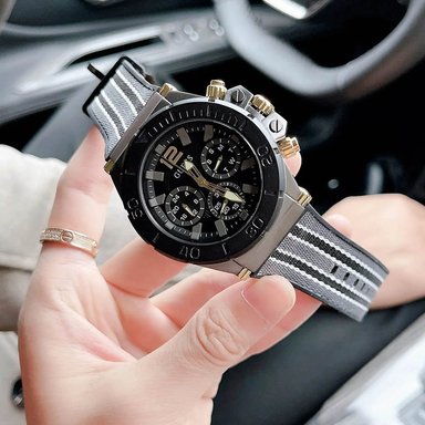RELOJ HOMBRE ANÁLOGO GUESS PILOT GW0415G3 MULTIFUNCIONAL ACERO GUNMETAL CORREA DE SILICONA Y NYLON - 7