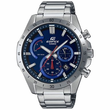 RELOJ CASIO EDIFICE EFR-573D-2AV ANÁLOGO HOMBRE FECHA CRONÓMETRO ACERO INOXIDABLE DIAL AZUL