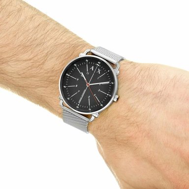 RELOJ ARMANI EXCHANGE ROCCO AX2900 HOMBRE ANALÓGO ACERO INOXIDABLE DIAL NEGRO - 4