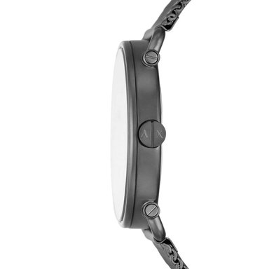 RELOJ ARMANI EXCHANGE ROCCO AX2905 HOMBRE ANALÓGO ACERO INOXIDABLE GUNMETAL MATE CRISTAL IRIDISCENTE - 4