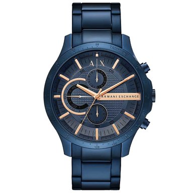 RELOJ HOMBRE ANÁLOGO ARMANI EXCHANGE HAMPTON AX2430 CRONÓMETRO ACERO INOXIDABLE AZUL