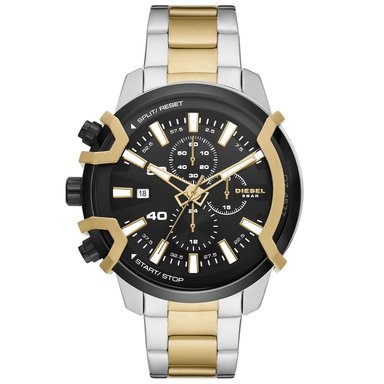 RELOJ DIESEL GRIFFED HOMBRE ANÁLOGO DZ4577 FECHA CRONOMETRO ACERO INOXIDABLE PLATEADO DORADO NEGRO