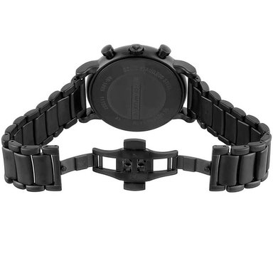 RELOJ EMPORIO ARMANI LUIGI AR1895 HOMBRE ANÁLOGO FECHA CRONOMETRO ACERO INOXIDABLE NEGRO MATE - 9