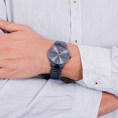 RELOJ HOMBRE ANÁLOGO ARMANI EXCHANGE CAYDE AX2702 ACERO INOXIDABLE AZUL - 4