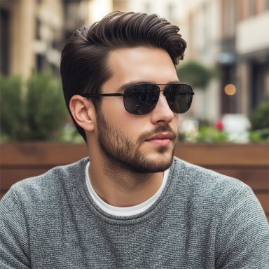 LENTES DE SOL PARA HOMBRE GUESS GF0232-02A NEGRO - 2