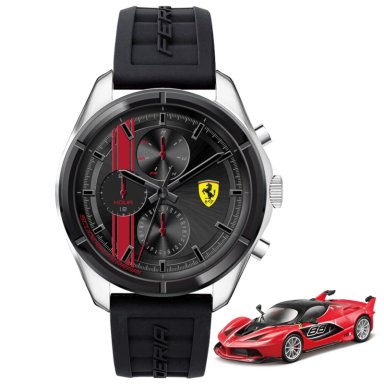 RELOJ FERRARI SPEEDRACER 0870060 SET CON AUTO DE COLECCIÓN PARA HOMBRE - 1