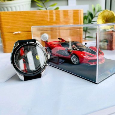 RELOJ FERRARI SPEEDRACER 0870060 SET CON AUTO DE COLECCIÓN PARA HOMBRE - 7