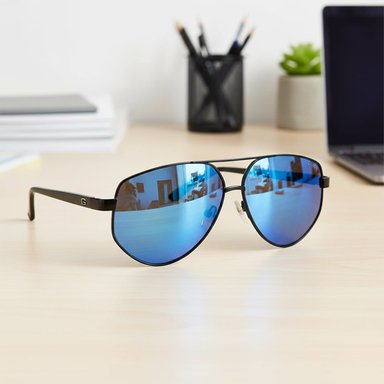 LENTES DE SOL PARA HOMBRE GUESS GF5076-01X NEGRO AZUL - 2