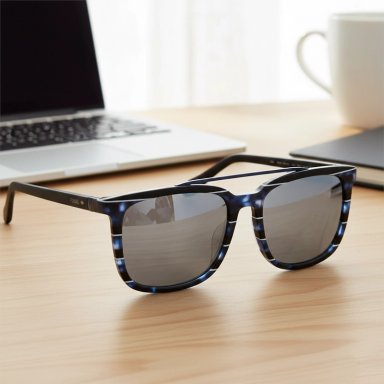 LENTES DE SOL PARA HOMBRE FOSSIL FOS2090-S-JBW NEGRO AZUL - 2